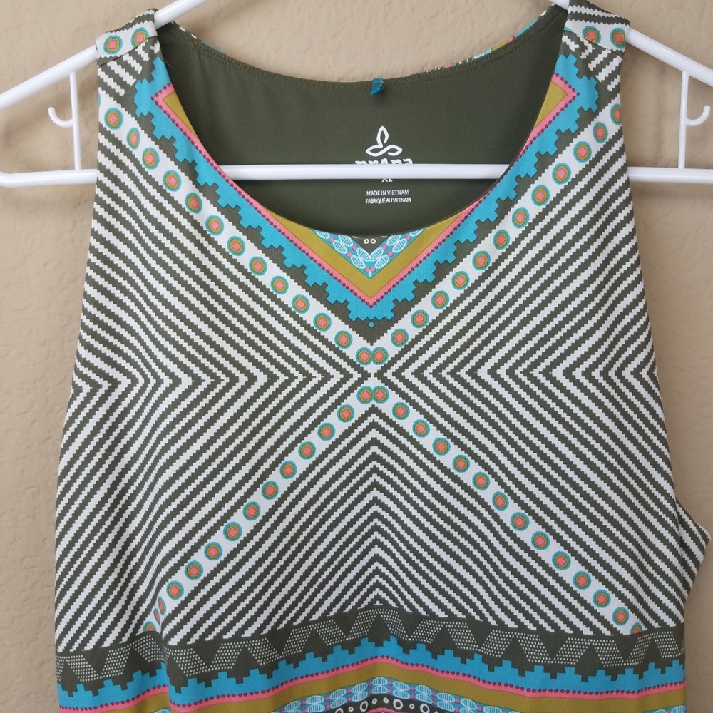Prana Athletic Ariel Green Taos Dress sz XL - Picture 6 of 8